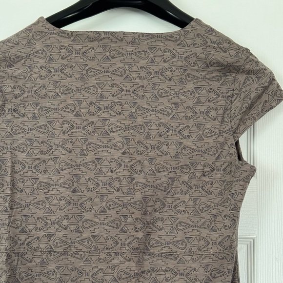 Toad & Co Rosemarie Dress XL Gray and Navy print - Picture 6 of 9